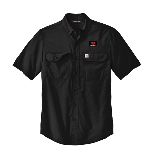 Carhartt Black Solid Short Sleeve Shirt 